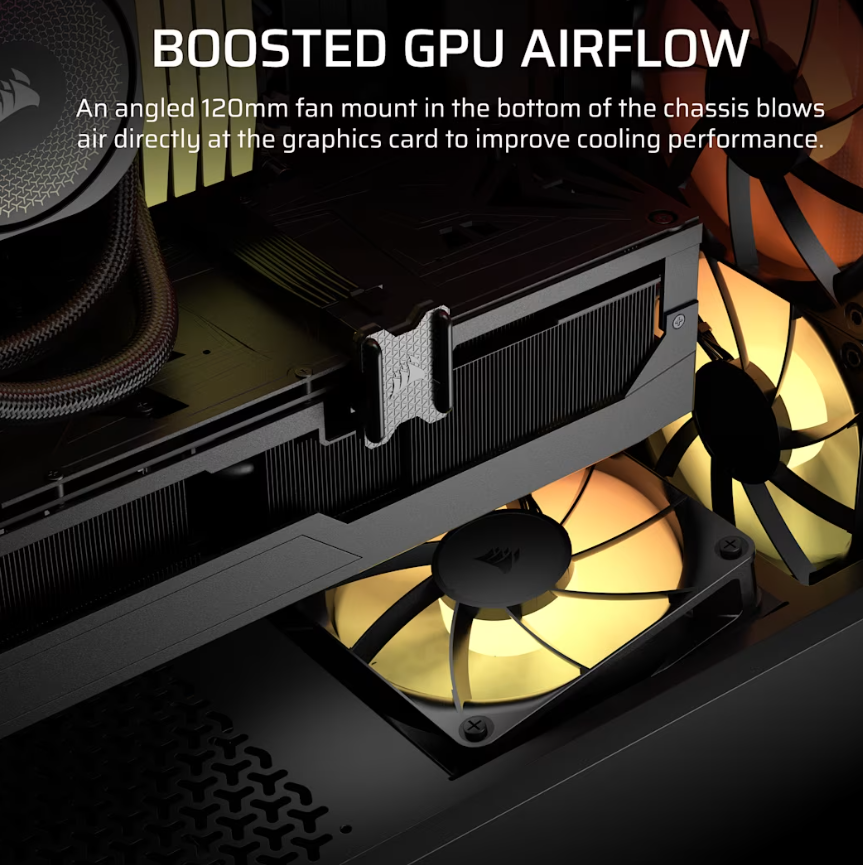 Corsair PC Case | 3200D RS ARGB | Smoke | Mid-Tower