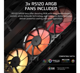 Corsair PC Case | 3200D RS ARGB | Smoke | Mid-Tower