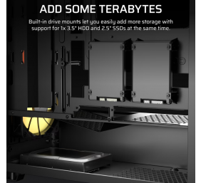 Corsair PC Case | 3200D RS ARGB | Smoke | Mid-Tower