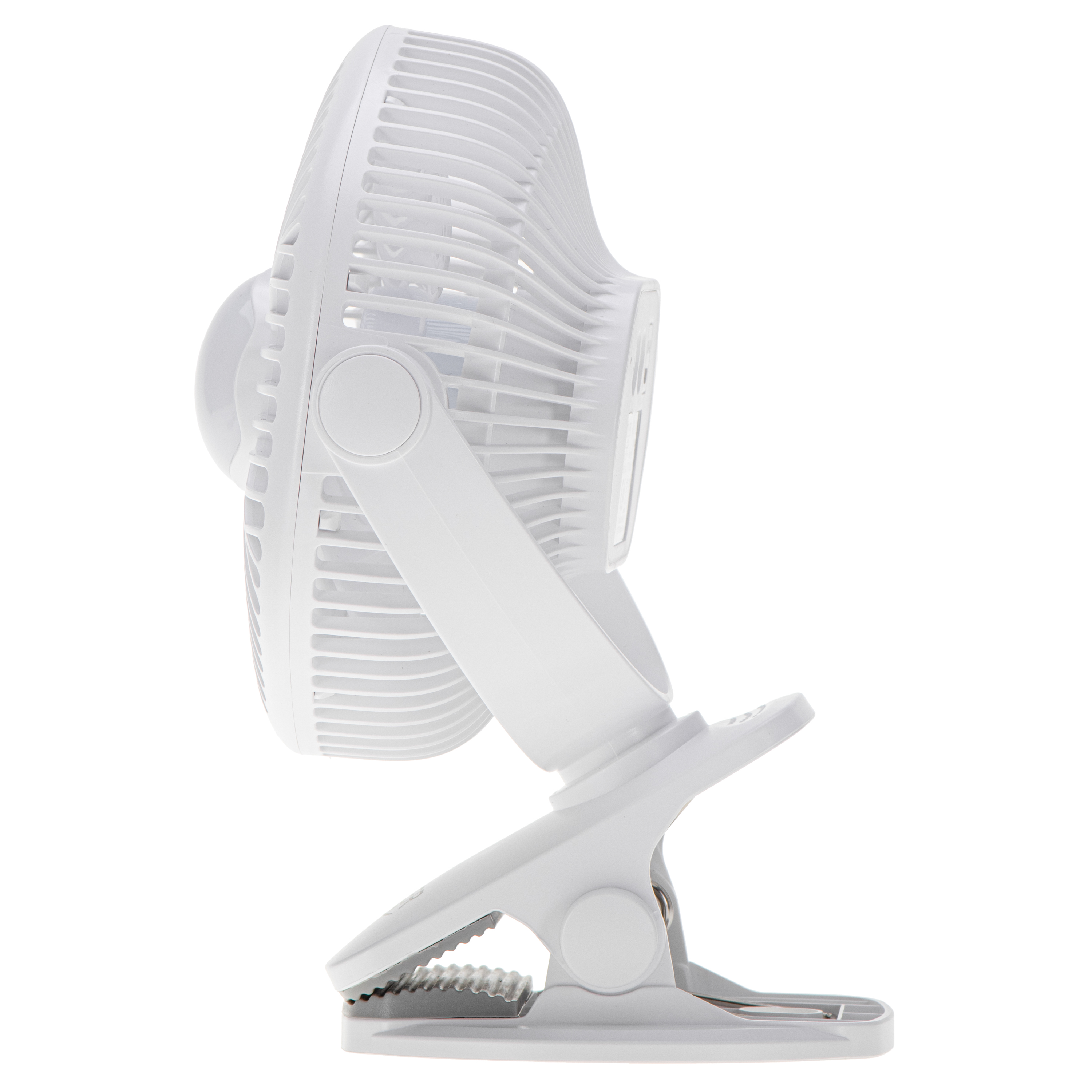 Adler Rechargeable fan with clip | AD 7335 | Table Fan | 6 W | Diameter 12.7 cm | Number of speeds 3 | Oscillation | White