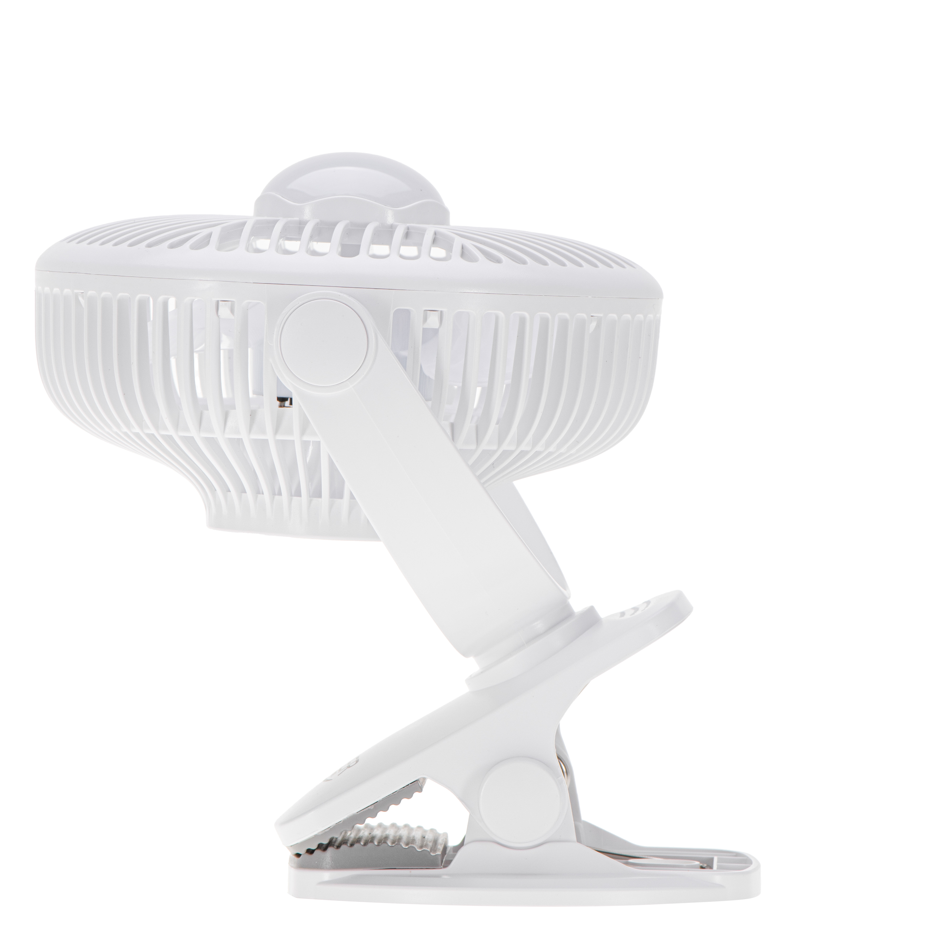 Adler Rechargeable fan with clip | AD 7335 | Table Fan | 6 W | Diameter 12.7 cm | Number of speeds 3 | Oscillation | White