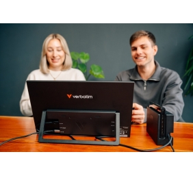 Verbatim 32401 Nešiojamas monitorius LIGHT 15.6'' IPS FHD 1920x1080 10ms 250cd/m2 60Hz, Juoda