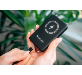 Verbatim 32240 Charge 'n' Go Magnetic Wireless Išorinė baterija (Power Bank) 5000mAh, Juoda