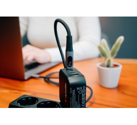 Verbatim 31848 Sync &amp; Charge Kabelis USB-C į USB-C 100W 480Mbps 120cm, Power Display, Pilka/Juoda