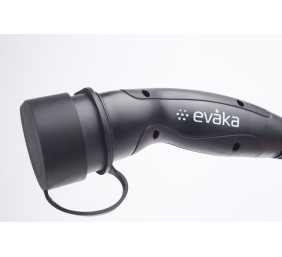 Evaka EV Charging Cable Type 2-Type 2, 22 kW, 32 A, 5 x 6 mm2, 1 x 0.5 mm2, 5 m | ITGAM3871 | Black