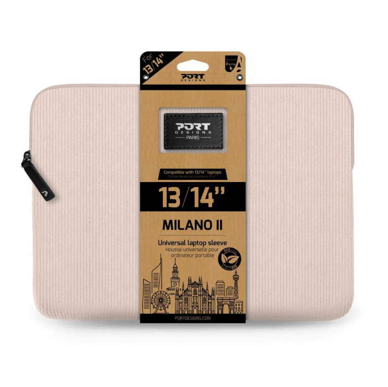 PORT DESIGNS MILANO II ECO SLEEVE 13/14 BLUSH PINK