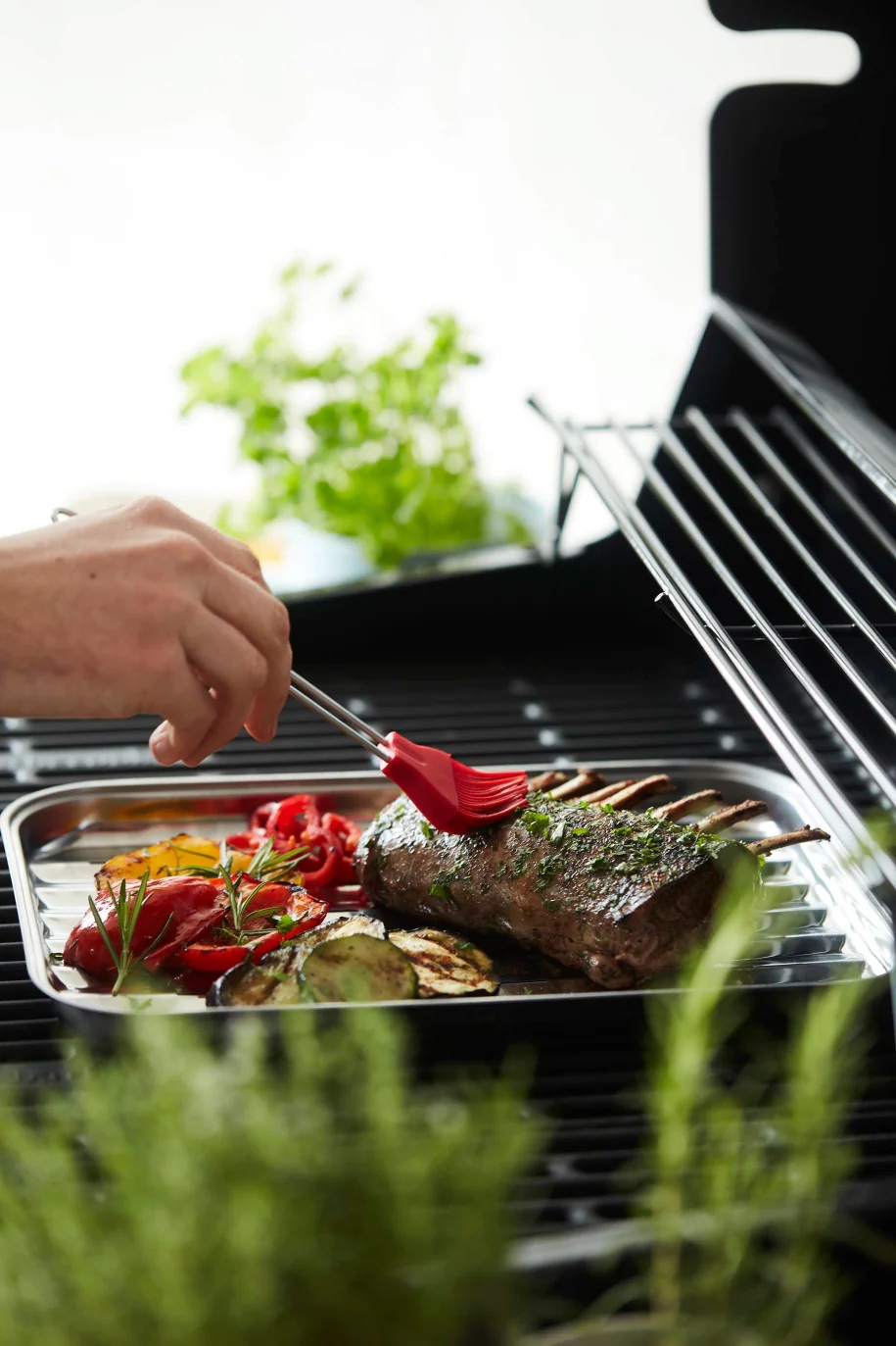 Barbecook | Reusable stainless steel grill pan, 34.5 x 24 x 3 cm | BC-ACC-7079