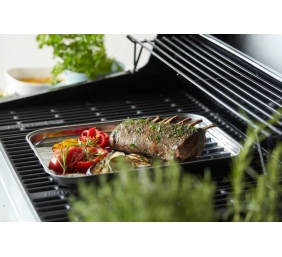 Barbecook | Reusable stainless steel grill pan, 34.5 x 24 x 3 cm | BC-ACC-7079