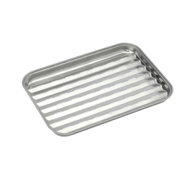 Barbecook | Reusable stainless steel grill pan, 34.5 x 24 x 3 cm | BC-ACC-7079