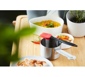 Barbecook | Stainless steel saucepot with brush, 10.5 x 7.5 x 23 cm | BC-ACC-7211