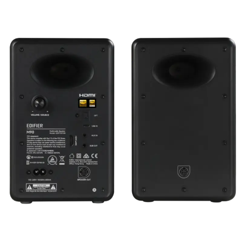 Edifier Compact Active Speaker | M90 | 100 W | Bluetooth | Wireless connection | Black