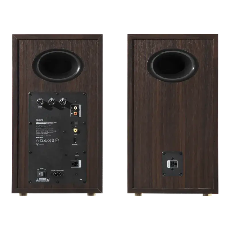 Edifier Powered Bookshelf Speakers | R2750DB MKII | 144 W | Bluetooth | Wireless connection | Walnut