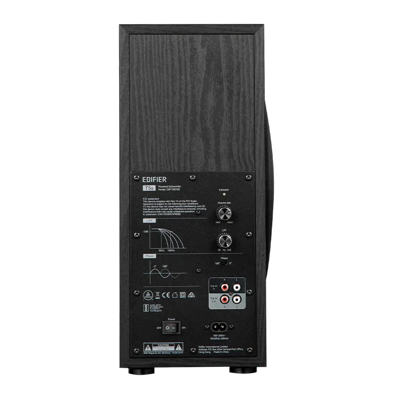 Edifier Powered Subwoofer | T5s | 70 W | Black