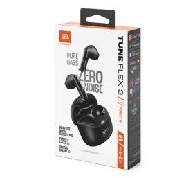 JBL Tune Flex 2 Belaidės ausinės Earbuds, Bluetooth, Juoda