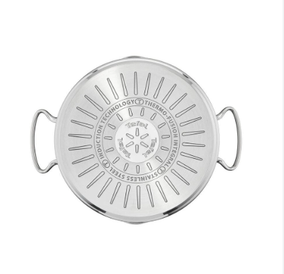 TEFAL | Pot | G7197955 Duetto+ | 6.1 L | Stainless steel | Dishwasher proof | Lid included | Stainless steel