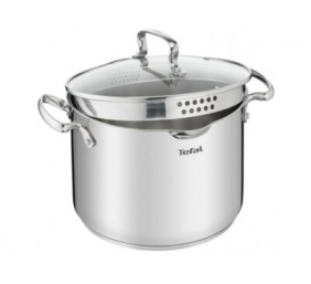 TEFAL | Pot | G7197955 Duetto+ | 6.1 L | Stainless steel | Dishwasher proof | Lid included | Stainless steel