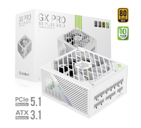 Gamemax PSU | GX PRO 850G WH | 850 W | Gold | Modular