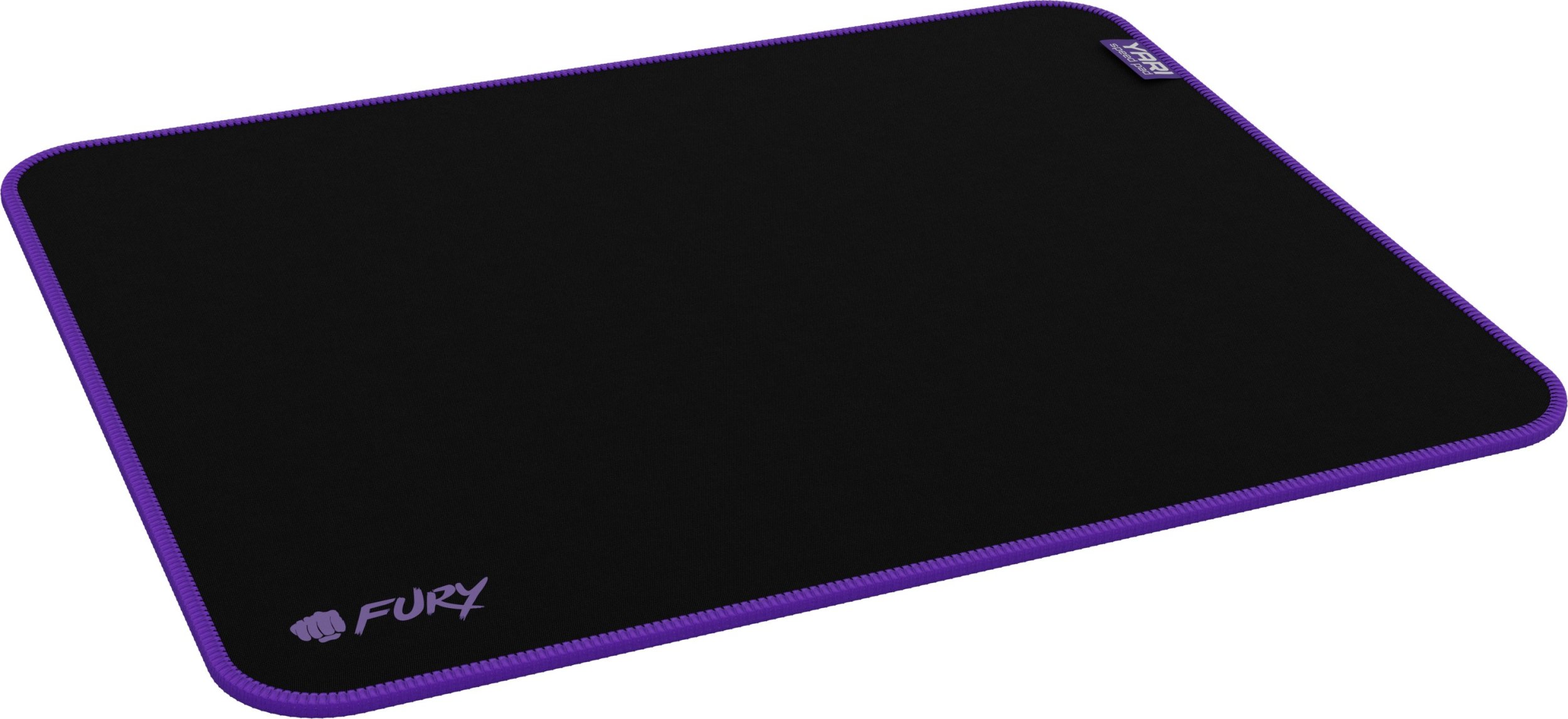 Fury Yari Speed L | Mouse pad | 300 x 400 mm | Black/Purple