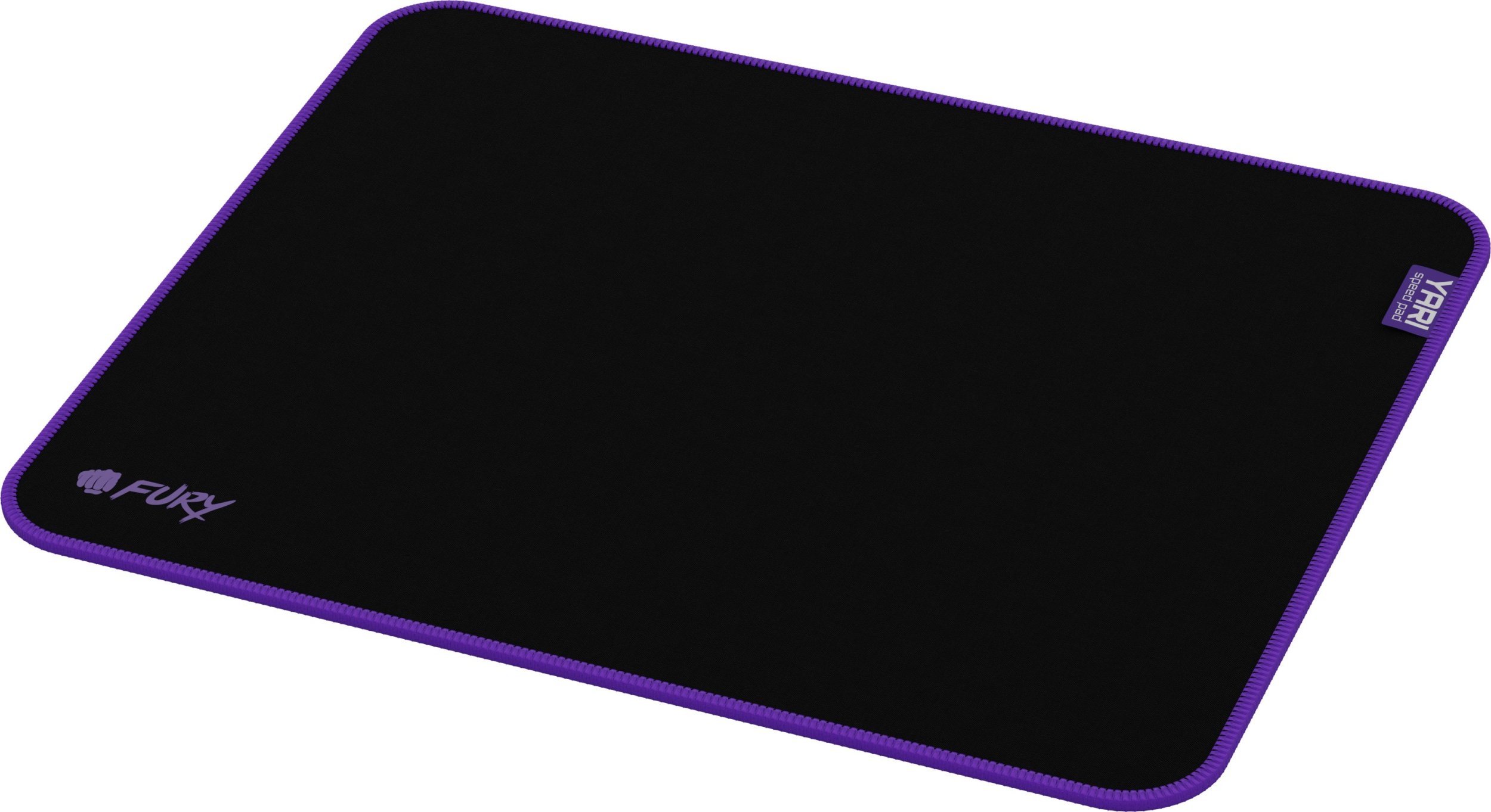 Fury Yari Speed L | Mouse pad | 300 x 400 mm | Black/Purple