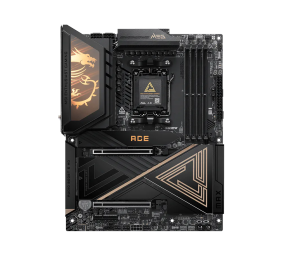 MSI MEG X870E ACE MAX | Processor family AMD | Processor socket AM5 | DDR5 | Supported hard disk drive interfaces SATA, M.2 | Number of SATA connectors 4
