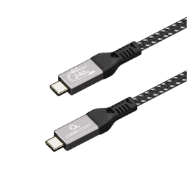 Cablexpert Premium USB4 Type-C charging and data cable, 40 Gbps, 240 W, 0.5 m | CCBP-USB4-CMCM240-0.5M