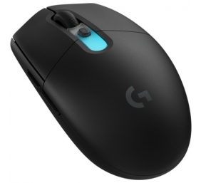 Logitech G305 X SUPERLIGHT Belaidė žaidimų pelė RF Wireless + Bluetooth, 44000 DPI, Juoda
