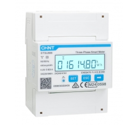 Chint | Smart Power Meter Direct Measurement 3Ph+N Modbus 80A MID (Compatible with DEYE) | DTSU666