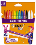 Bic Flomasteriai Kids Magic 10+2 spalvų rinkinys