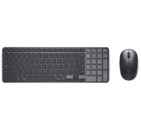 Dell Pro 7 Rechargeable Compact Keyboard and Mouse - KM746 | Keyboard and Mouse Set | Wireless | Bluetooth | US International | Graphite