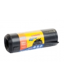 Šiukšlių maišai Plasta, 140 L, 10 vnt, 40 µm, Juoda