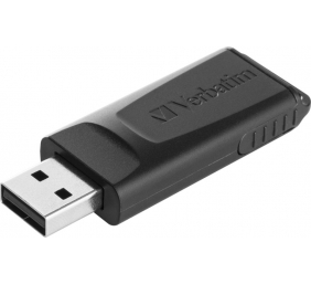 Verbatim 49328 Slider USB atmintinė 128GB, USB-A 2.0, Juoda