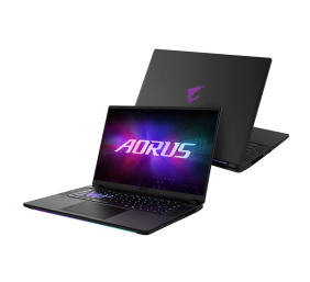 Gigabyte Aorus Master 16 8XJJ4EEE64SP | Black | 16 " | WQXGA | 2560 x 1600 pixels | 240 Hz | AMD Ryzen 9 | 8940HX | 32 GB | Solid-state drive capacity 1000 GB | NVIDIA GeForce RTX 5070Ti | GDDR7 | 12 GB | Windows 11 Pro | 802.11be | Bluetooth version 5.4 