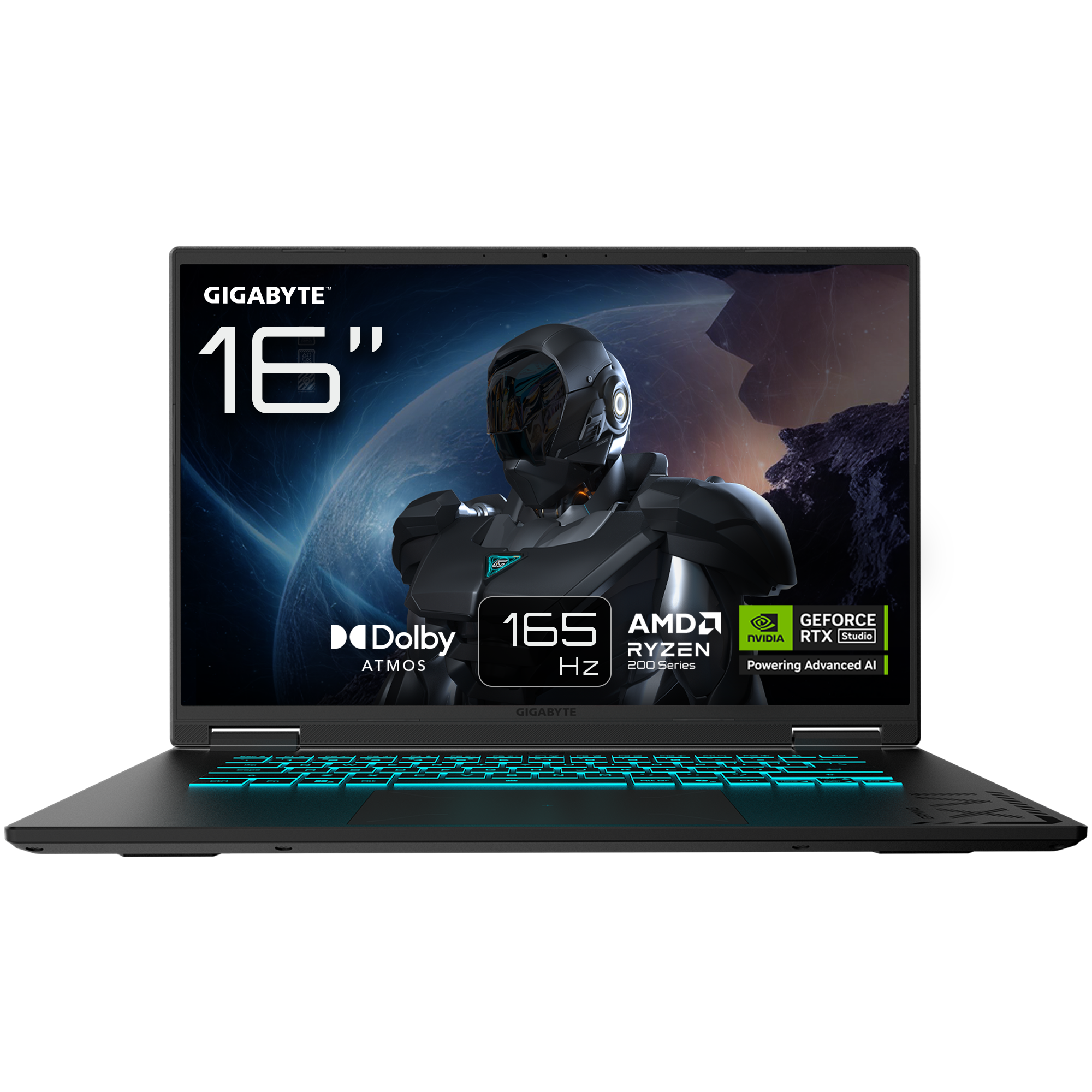 Gigabyte A16 GAMING 3WHK3EEC94SH | Black Steel | 16 " | IPS | QHD+ | 2560 x 1600 pixels | 165 Hz | AMD Ryzen 7 | 260 | 16 GB | Solid-state drive capacity 1000 GB | NVIDIA GeForce RTX 5070 | GDDR7 | 8 GB | Windows 11 Home | 802.11ax | Bluetooth version 5.3