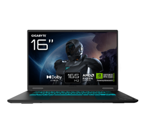 Gigabyte A16 GAMING 3WHK3EEC94SH | Black Steel | 16 " | IPS | QHD+ | 2560 x 1600 pixels | 165 Hz | AMD Ryzen 7 | 260 | 16 GB | Solid-state drive capacity 1000 GB | NVIDIA GeForce RTX 5070 | GDDR7 | 8 GB | Windows 11 Home | 802.11ax | Bluetooth version 5.3