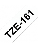 Brother TZe-161 (TZe161) Laminuota ženklinimo juostelė Black on Clear, 36mm, 8m