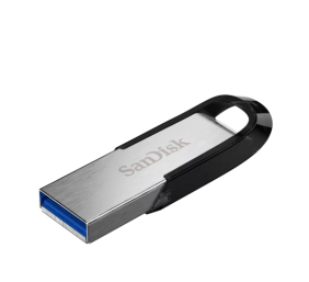 SanDisk Ultra Flair USB atmintinė 32GB, USB-A 3.0, Juoda/Sidabrinė