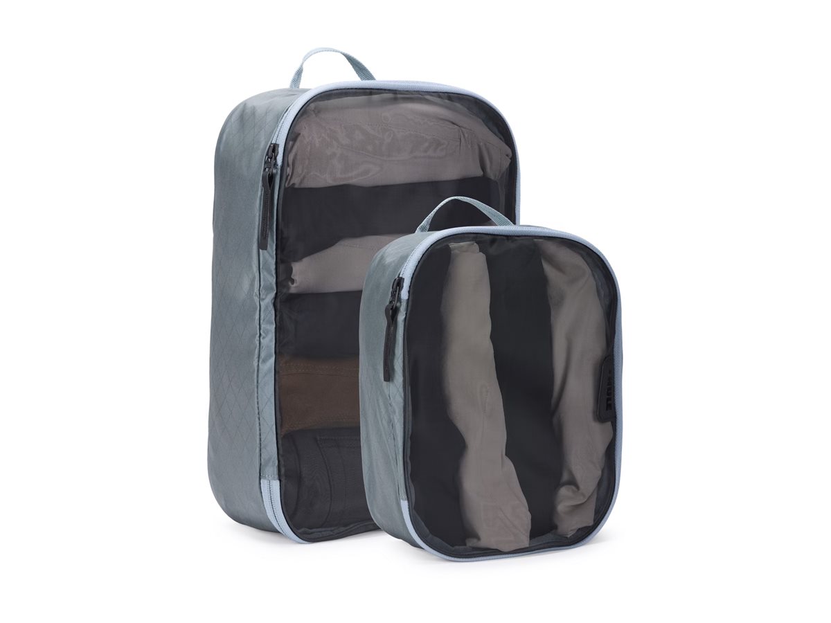 Thule | Packing Cube Set, 1x Medium, 1x Small | Packing Cube | Pond Gray