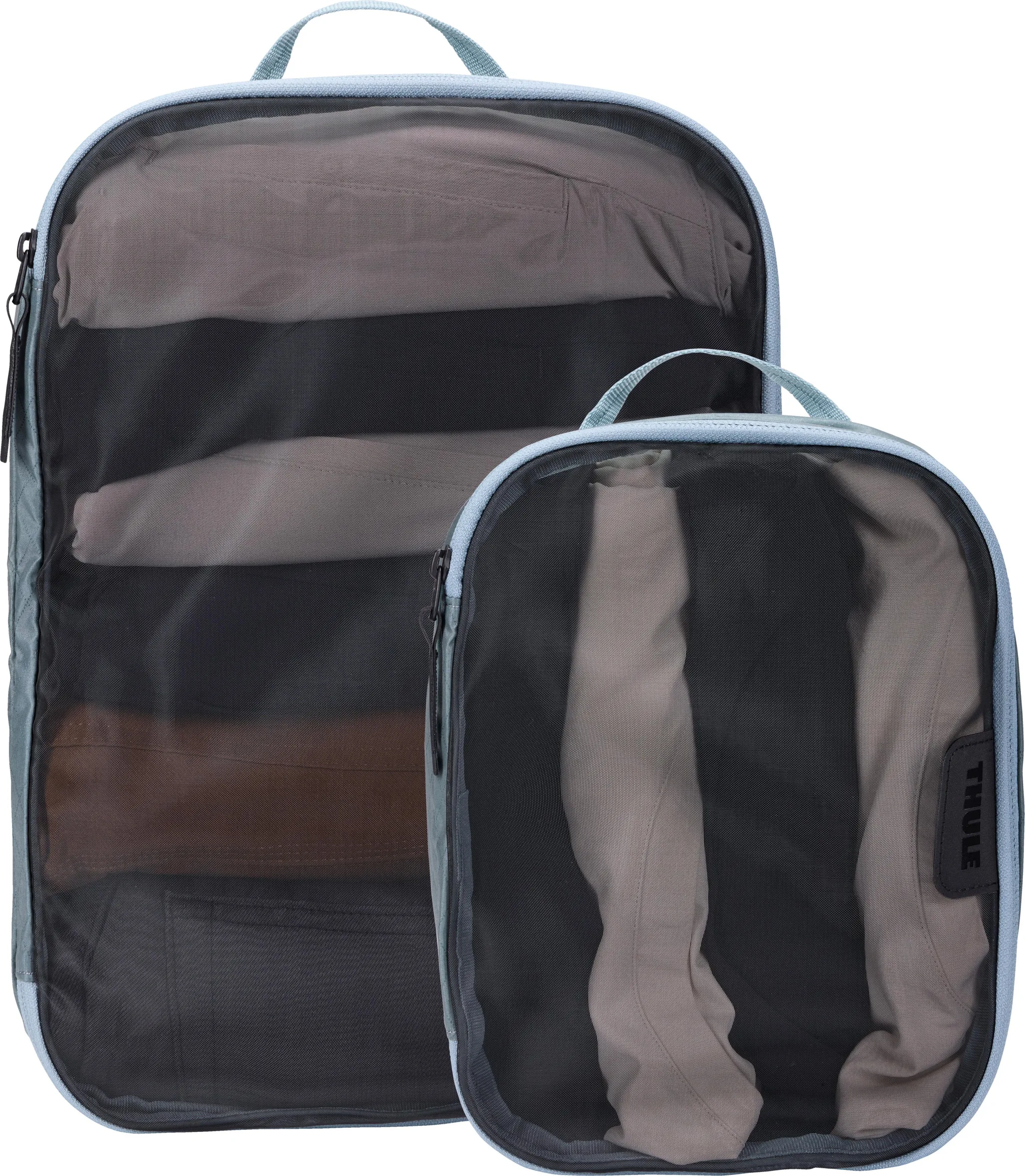 Thule | Packing Cube Set, 1x Medium, 1x Small | Packing Cube | Pond Gray