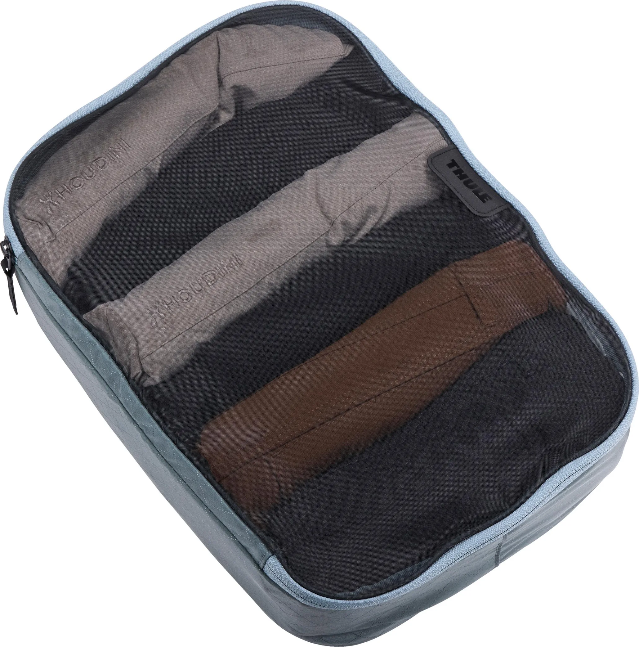 Thule | Packing Cube Set, 1x Medium, 1x Small | Packing Cube | Pond Gray