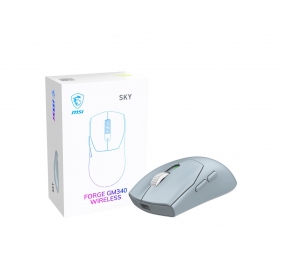 MSI Gaming Mouse | FORGE GM340 WIRELESS | Wireless | 2.4 GHz, Bluetooth , USB | Sky