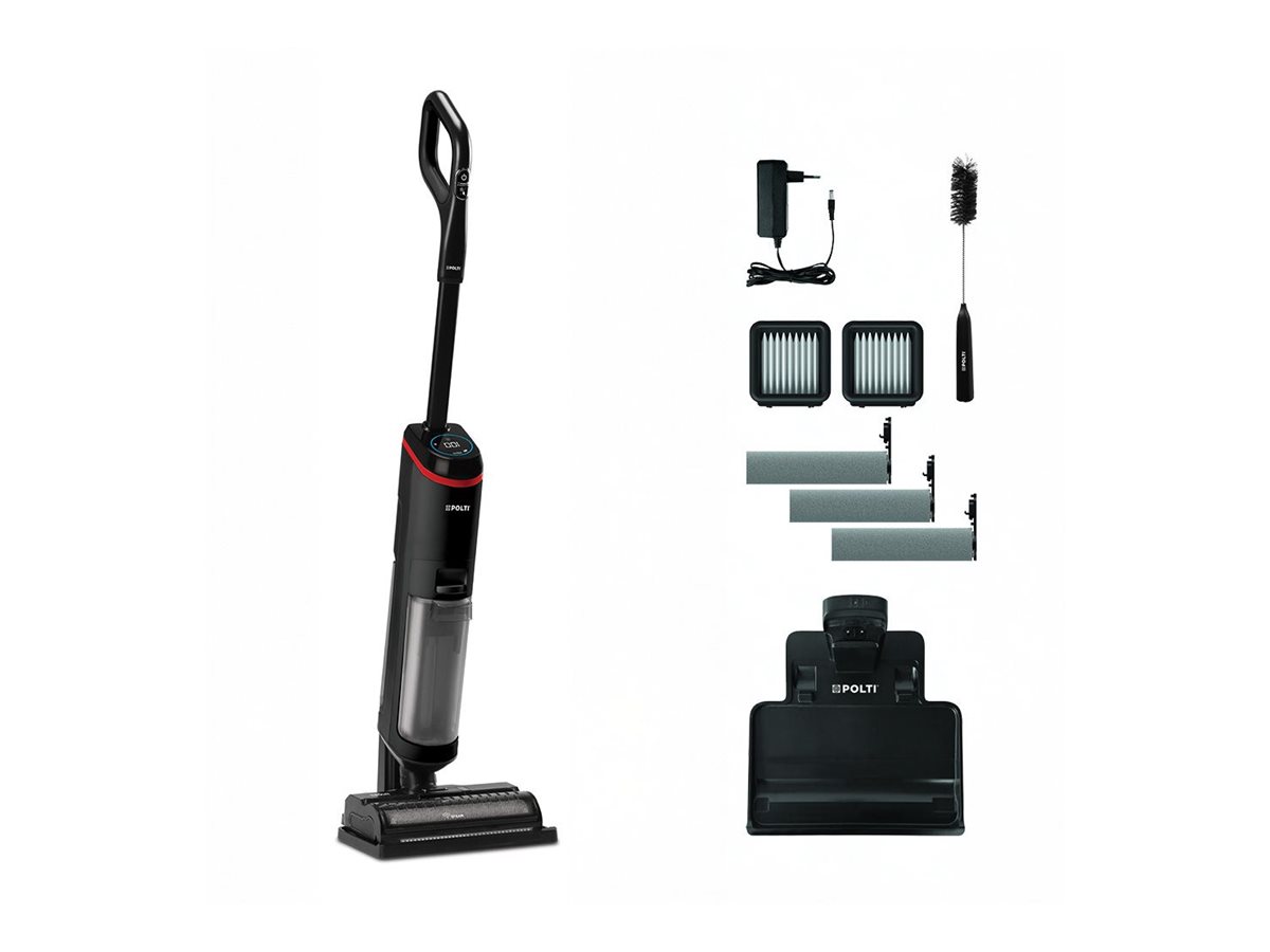 Polti Cordless Steam Cleaner | RollySteam WD40C | Power 450 W | Water tank capacity 0.6 L | Black