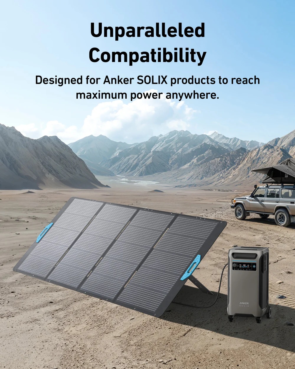 400 | Anker Solix | SOLIX PS400 | Bifacial Portable Solar Panel