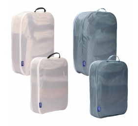 Thule | Packing Cube, 2x Large, 2x Medium | Packing Cube | Pond Gray/White