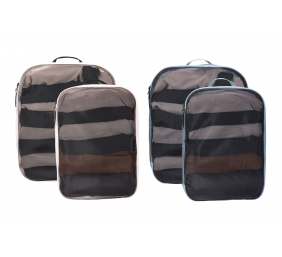 Thule | Packing Cube, 2x Large, 2x Medium | Packing Cube | Pond Gray/White