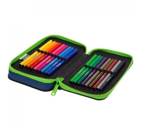 Forminis dviejų skyrių penalas su priedais CoolPack Jumper 2 Monster Team