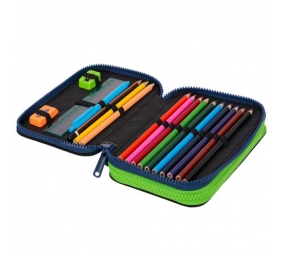Forminis dviejų skyrių penalas su priedais CoolPack Jumper 2 Monster Team