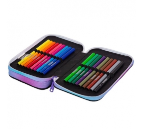 Forminis dviejų skyrių penalas su priedais CoolPack Jumper 2 Star Night