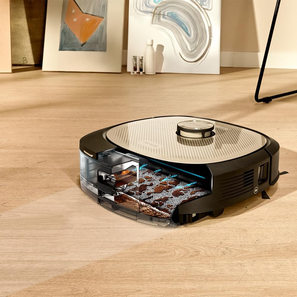 Cecotec Robotic Vacuum Cleaner | Conga Z100 | Operating time (max) 320 min | Wet&Dry | 5200 mAh | Dust capacity 3 L | Black | 20000 Pa