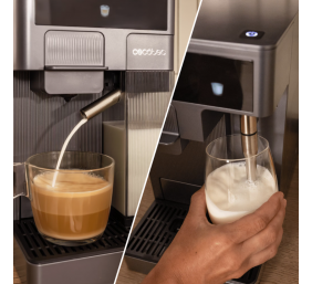 Cecotec Coffee machine | FreeStyle Latte T | Pump pressure 20 bar | Built-in milk frother | Automatic | Grey | 1350 W
