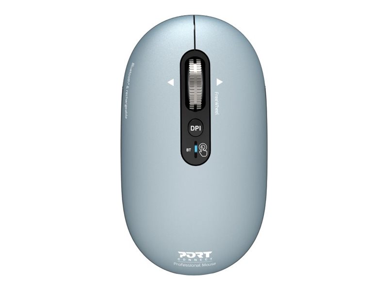 PORT CONNECT Mouse | PURE MAC | Wireless | Bluetooth | Pastel Blue